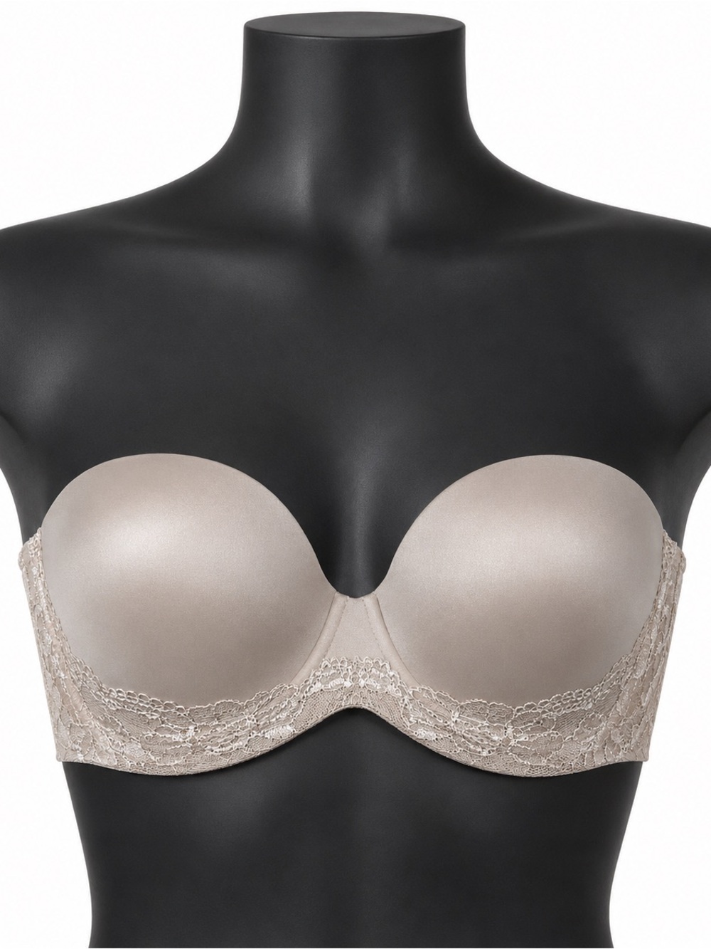 Victoria’s Secret Body by Victoria Strapless Bra Nude Lined Underwire 38D NWOT